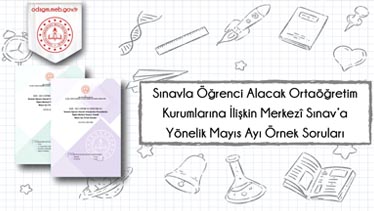 2021 LGS Mayıs Ayı Örnek Soruları Yayımlandı