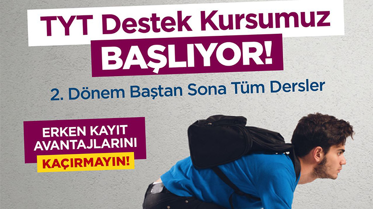 Adana’da TYT Destek Kursu Başlıyor!