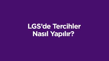 LGS’de Tercihler Nasıl Yapılır?