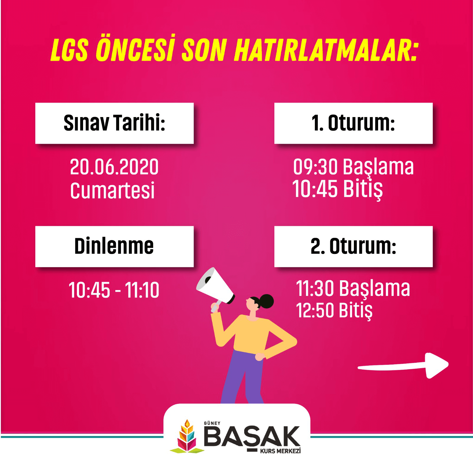 LGS'ye Girecek Öğrencilere Sınav Tavsiyeleri