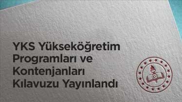 YKS Yükseköğretim Programları ve Kontenjanları Kılavuzu Yayınlandı